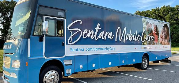 photo of Sentara Mobile care unit